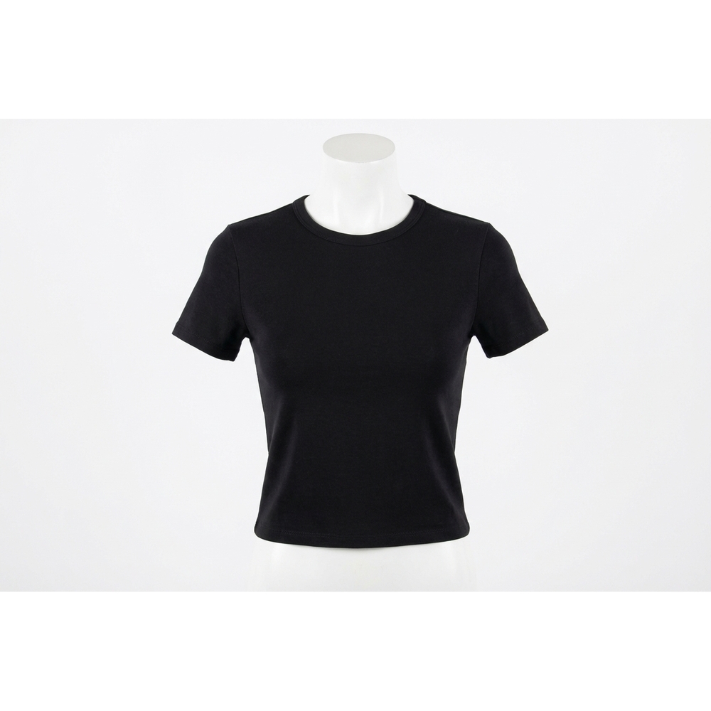 NEW Z SUPPLY women's second skin crew top in black